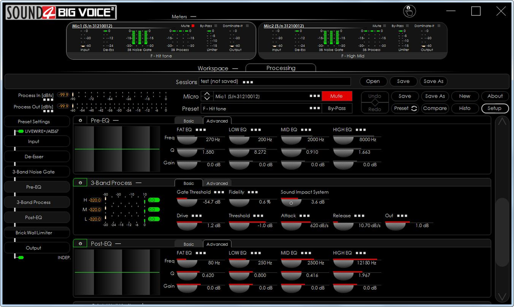 Sound4 Big Voice 2 UI