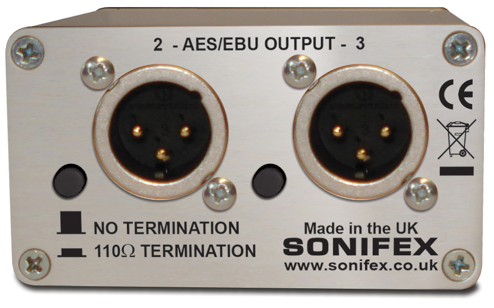 Sonifex CM-AESX3 - Back