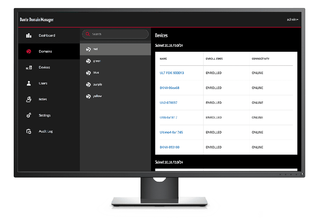 Dante Domain Manager