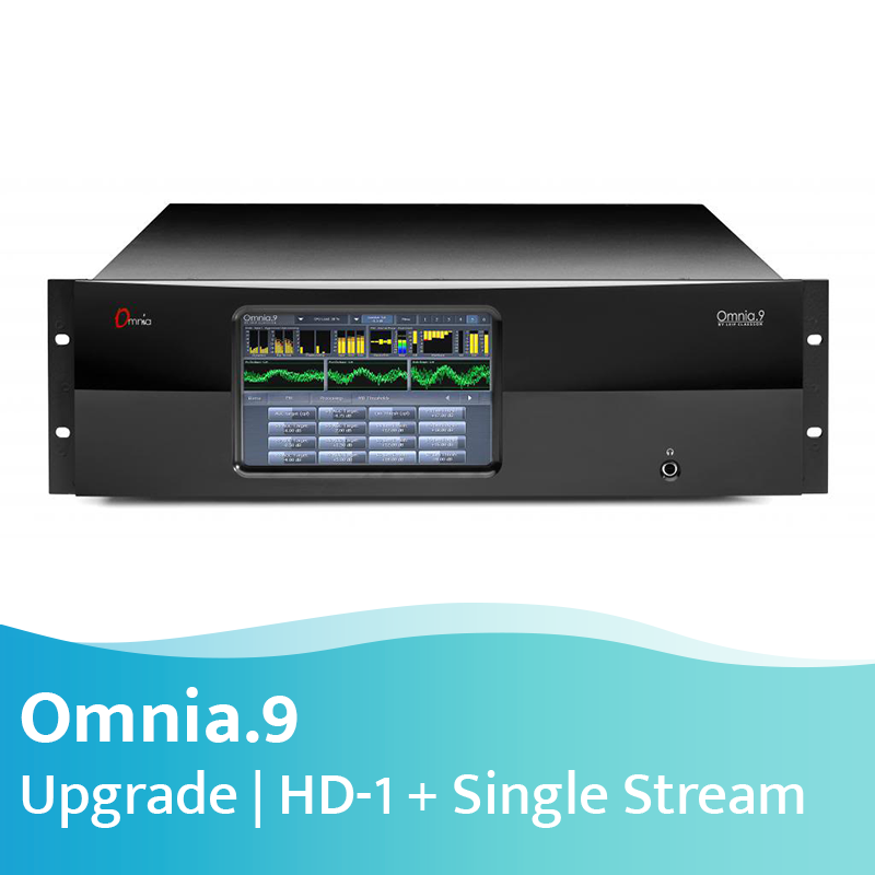 Omnia.9 MKIII HD-1 + Single Streaming Option Software Upgrade