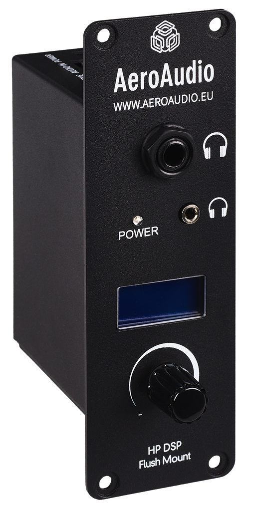 AeroAudio HP AMP DSP - Headphone amplifier with display (flush mount)