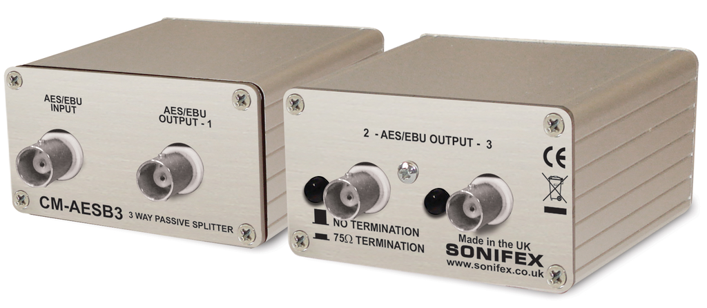 Sonifex CM-AESB3 audio distribution passive BNC