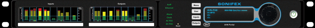 Sonifex AVN-PD8D 8 Stereo Digital Line Inputs & Outputs, AES67 Display Portal