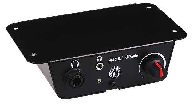 AeroAudio HP AMP Dante/AES67 - Headphone Amplifier Dante/AES67 with PoE (table mount)
