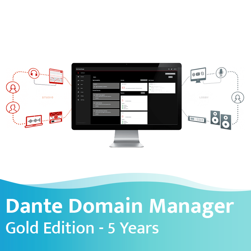 Audinate Dante Domain Manager - Gold - 5 years