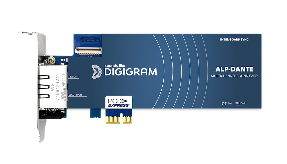 Digigram ALP DANTE Geluidskaart