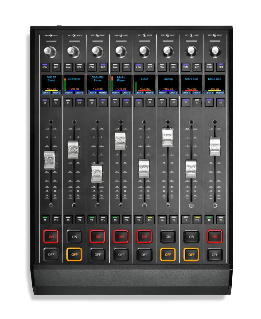 Axia Pulsar Expansion Tabletop - 8 Faders