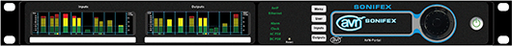 [AVN-PA8D] Sonifex AVN-PA8D 8 Stereo Analoge Lijn Inputs & Outputs AES67 Display Portal