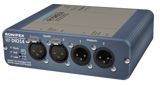 [AVN-DIO14] Sonifex AVN-DIO14 Dante to XLR Analog Stereo Input & Output